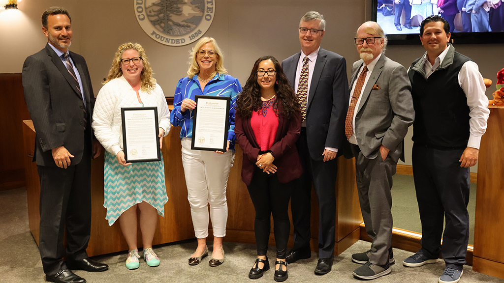 Coastside Chamber Honored To Accept Proclamation From Board Supervisor ...